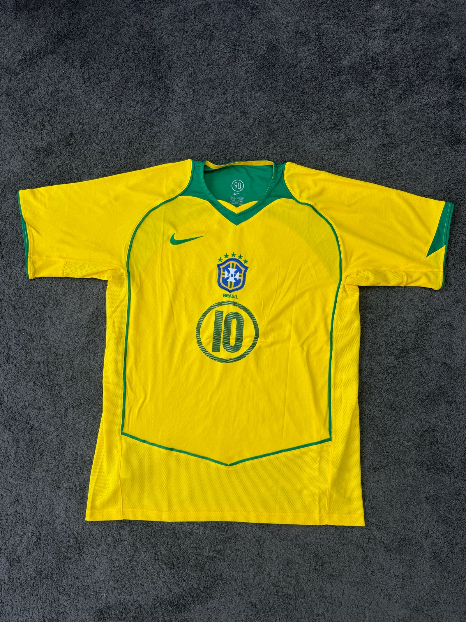 Camiseta de fútbol de Ronaldinho 10 Brasil XL Nike – photo 3